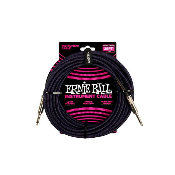 Ernie Ball 6397 Braided Straight Straight 7.6m