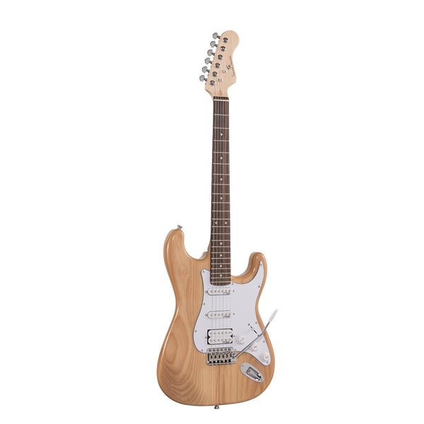 SOUNDSATION Chitarra elettrica double cutaway con 2 single coil + humbucker splittabile e meccaniche autobloccanti (equipaggiata Wilkinson, tastiera eco-rosewood)