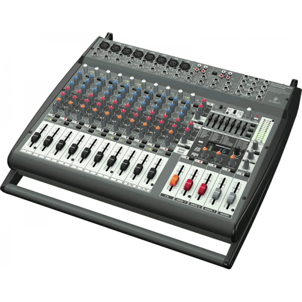 BEHRINGER PMP4000 EUROPOWER MIXER AMPLIFICATO 16 CANALI EFFETTI 1200 WATT 8 XLR MIC IN 4 STEREO
