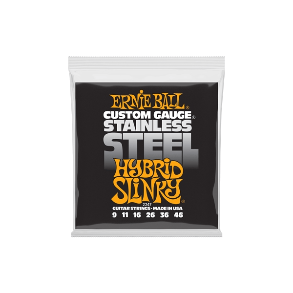 Ernie Ball 2247 Stainless Steel Hybrid Slinky 9-46