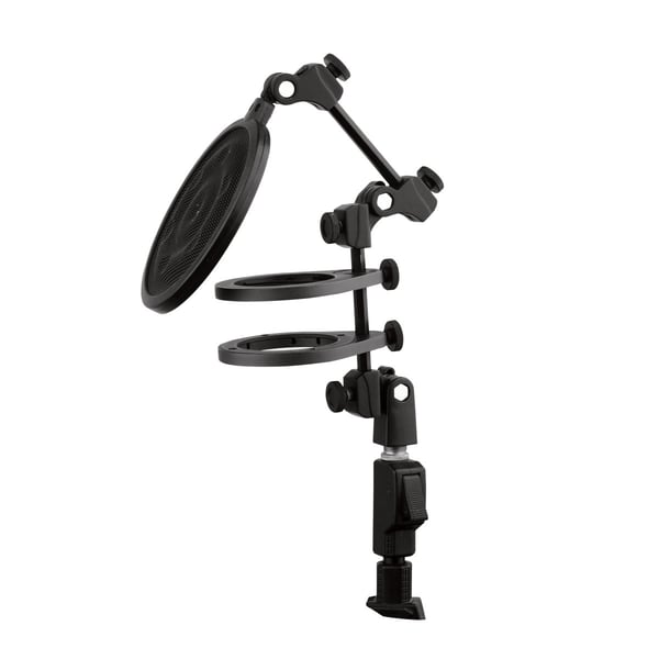 SOUNDSATION Sistema di sospensione universale per microfono con filtro antipop integrato
