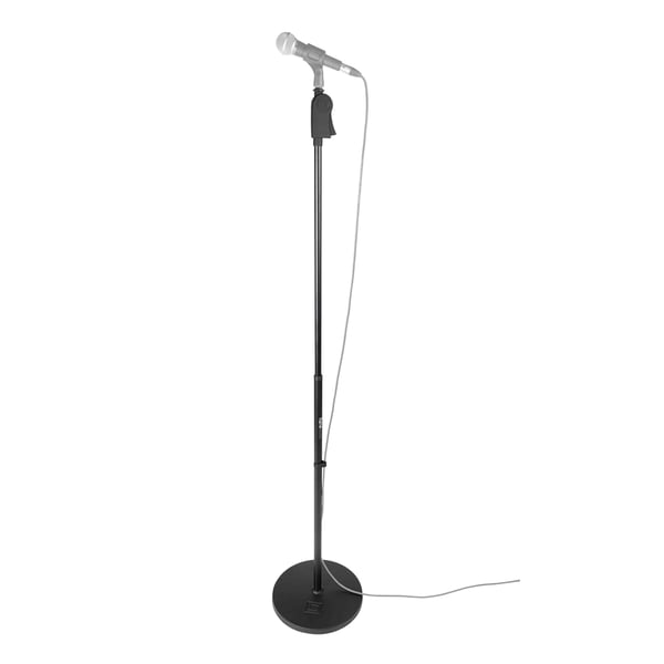 Gator Frameworks GFW-MIC-1201 Supporto microfonico con base rotonda da 30,5 cm e altezza regolabile da 101,6 a 160 cm<br>