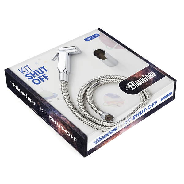 KIT DOCCETTA SHUT-OFF CON SUPPORTO A MURO E FLESSIBILE