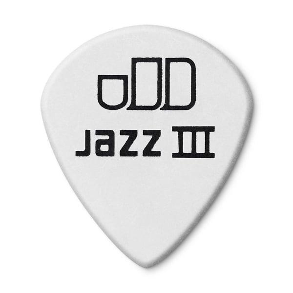 Dunlop 478R1.50 Tortex White Jazz III, 1.5mm