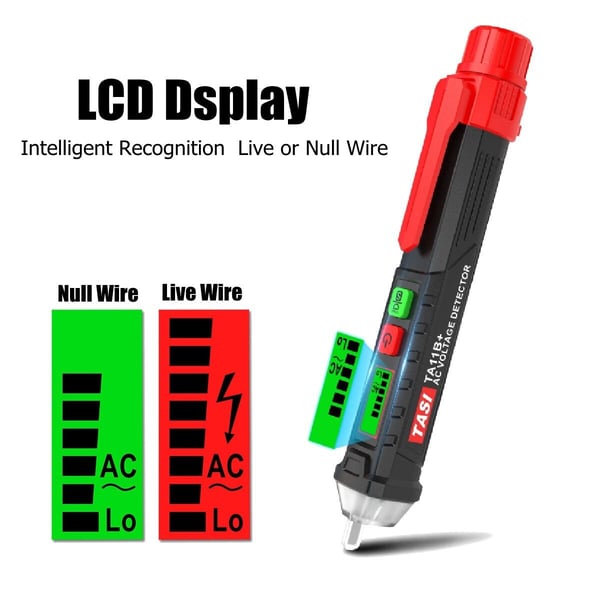 TASI TA11B+PENNA TESTER RILEVATORE DI TENSIONE ELETTRICA LCD SENZA CONTATTO