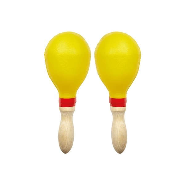 Eko Drums MAR 25 Maracas in plastica e legno Giallo