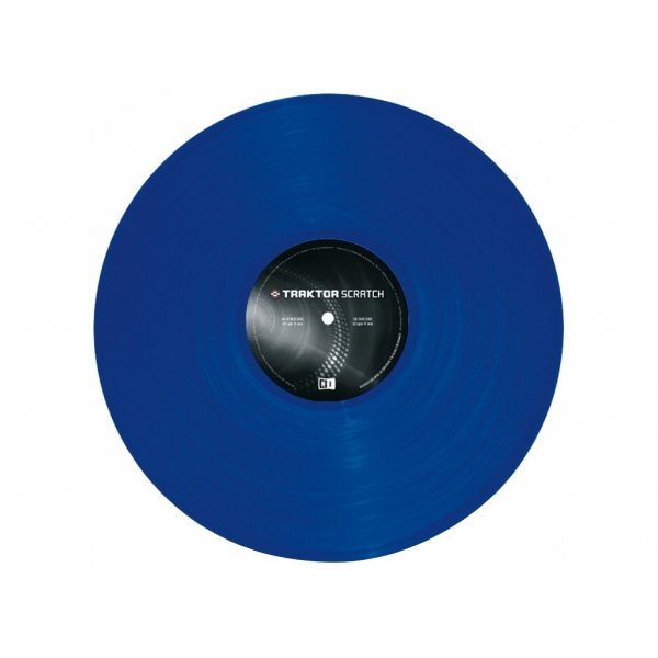 NATIVE INSTRUMENTS TRAKTOR SCRATCH CONTROL VINYL BLU MKII VINILE DI CONTROLLO MK2