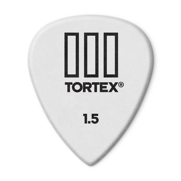 Dunlop 462R Tortex III White 1.5