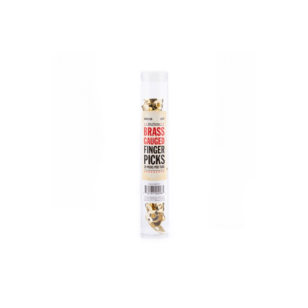 Dunlop 37R BRASS FINGER .0225 - TUBO 20 PLETTRI