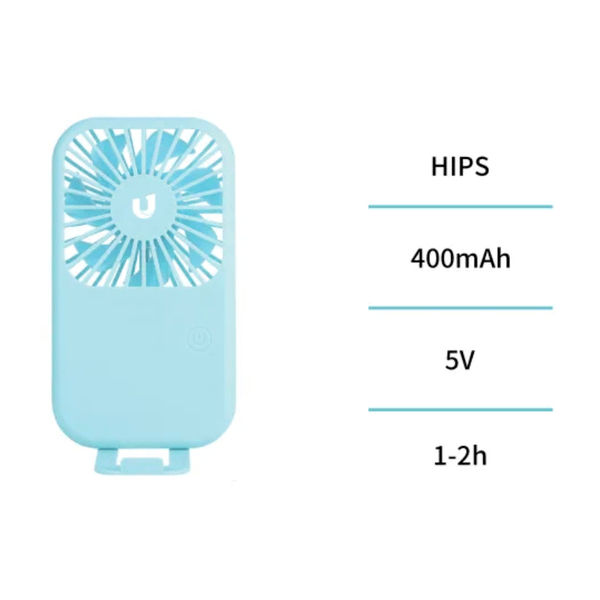 UNICO Mini ventilatore con porta cellulare