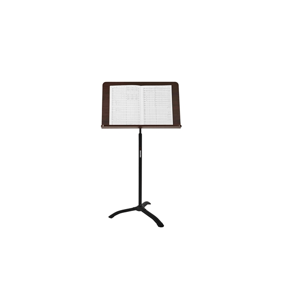 Gator Frameworks GFW-MUS-5000 - Leggio musicale in legno per direttore con base pieghevole