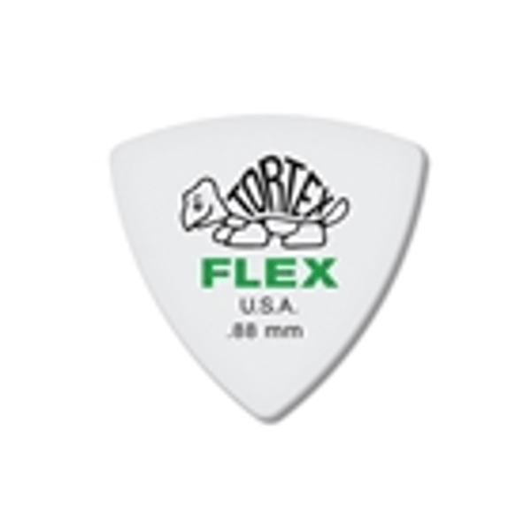 Dunlop 456R.88 Tortex Flex Triangle .88 mm Bag/72