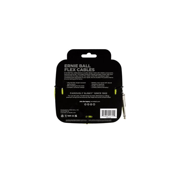 Ernie Ball Cavo flessibile verde 6419 6m