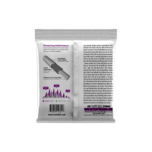 Ernie Ball 2811 Power Slinky Flatwound 55-110