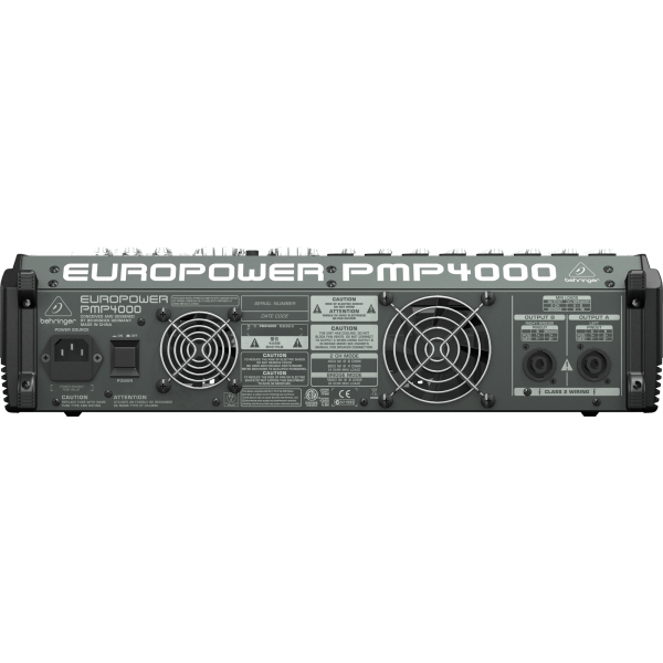 BEHRINGER PMP4000 EUROPOWER MIXER AMPLIFICATO 16 CANALI EFFETTI 1200 WATT 8 XLR MIC IN 4 STEREO