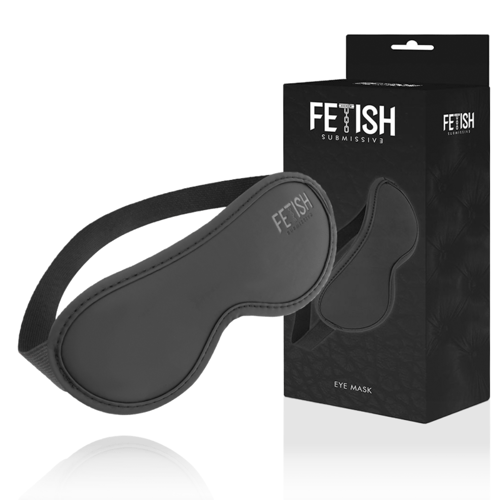 FETISH SUBMISSIVE BONDAGE FETISH SUBMISSIVE - MASCHERA IN PELLE VEGANA II CON FODERA IN NOPRENE