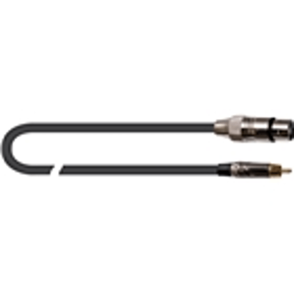 Quik Lok ITST/FRCA-1 XLR F/RCA 1mt