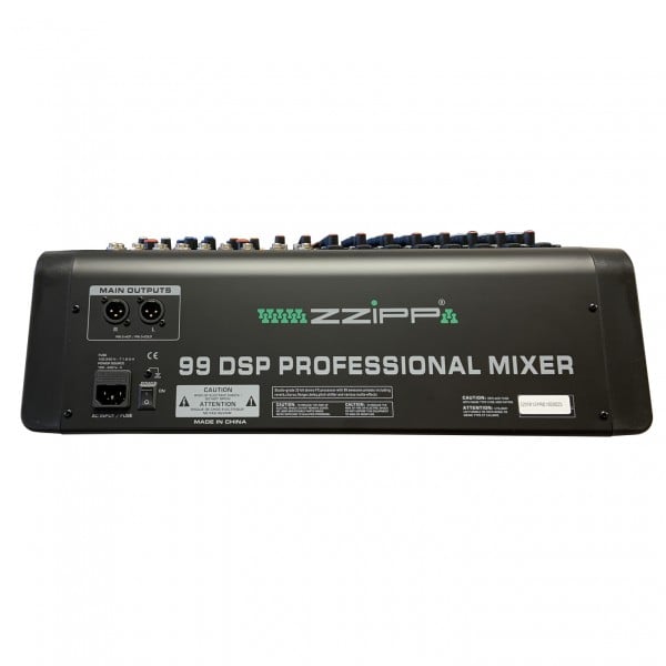 ZZIPP MIXER PROFESSIONALE 12 CANALI CON USB EDSP 99 EFFETTI