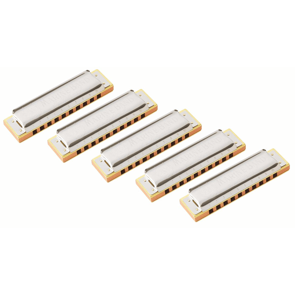 HOHNER MARINE BAND 1896 5-PACK (C-, D-, E-, G-, A-MAJOR)