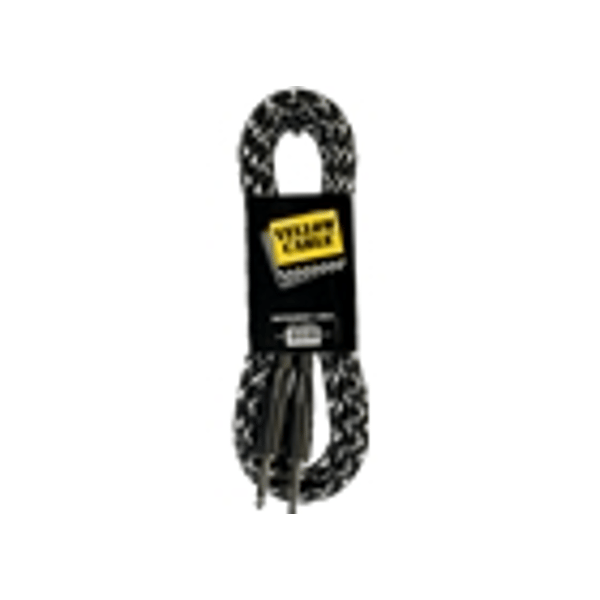 Yellow Cable G66DG Cavo Strumento Jack Mono/Jack Mono Molded Grey/Black 10 m