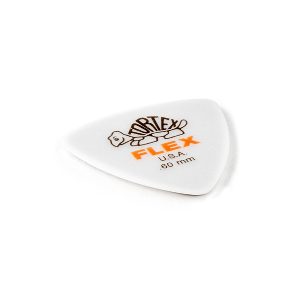 Dunlop 456R.60 Tortex Flex Triangle .60 mm Bag/72