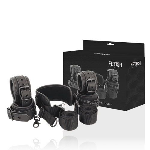 FETISH SUBMISSIVE BONDAGE FETISH SUBMISSIVE - POSIZIONE MASTER CON 4 MANETTE RIVESTITE IN NOPRENE