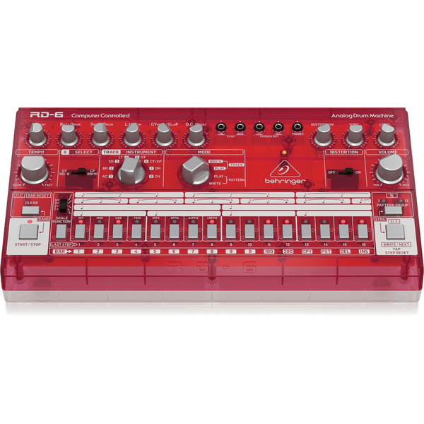 BEHRINGER RD-6 SB RHYTHM DESIGNER RED DRUM MACHINE ROSSA
