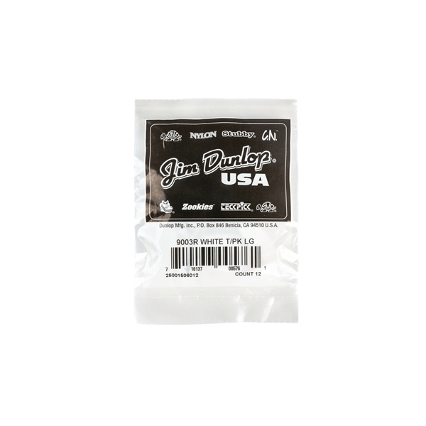 Dunlop 9003R THUMB LARGE - BAG 12 PLETTRI