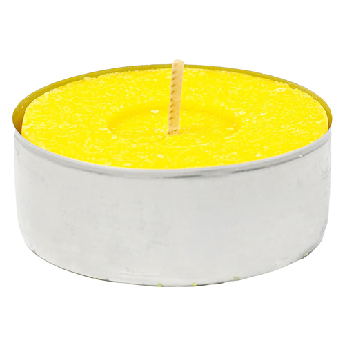 CANDELA CON CITRONELLA 'TEALIGHT' blister da 10 pezzi - d.3,6 x H.1,7 cm