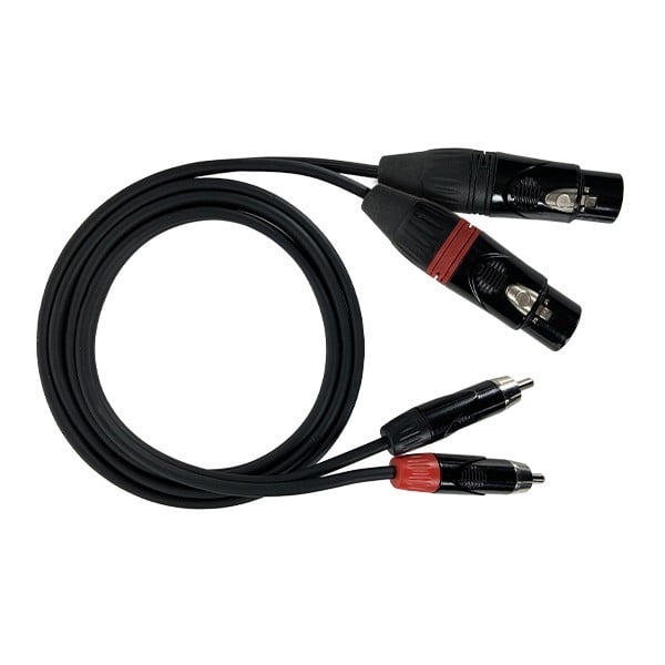 ZZIPP CAVO AUDIO 2 SPINOTTI RCA 2 PRESE XLR1.5M