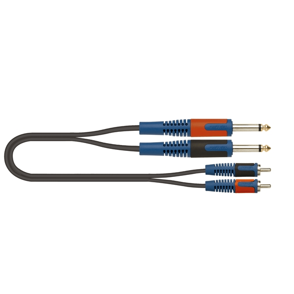 Quik Lok RKSA/130-5 - 2 Jack Mono/2 RCA Maschio
