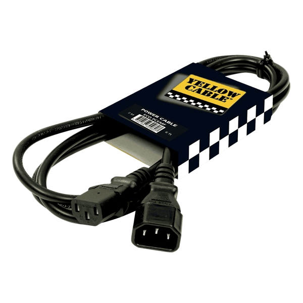 Yellow Cable PCEMF Prolunga Cavo Alimentazione 2 m
