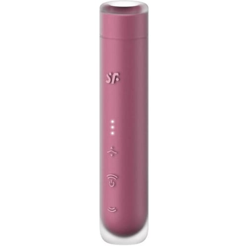 SATISFYER AIR PULSE SATISFYER - STIMOLATORE CLITORIDEO FIRST KISS WAVE GARNET