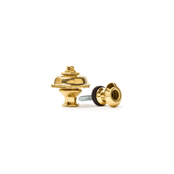 Dunlop SLS1034G Straplok Dual Design Strap Retainer System, Gold