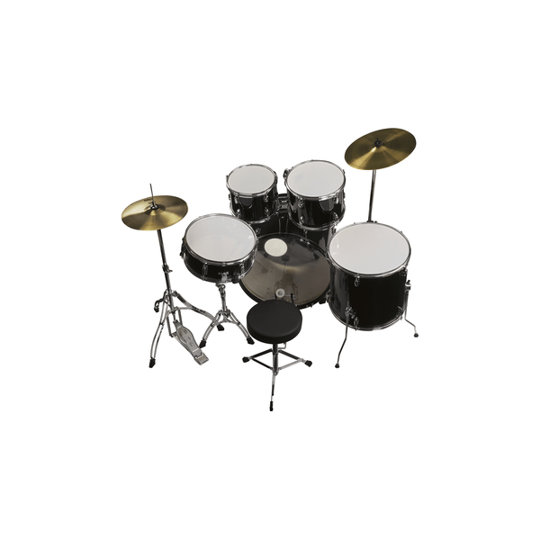 Eko Drums ED-300 Drum kit Black - 5 pezzi