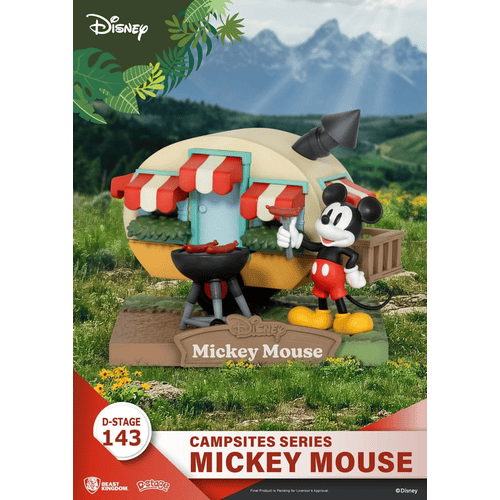 Disney D-Stage Campsite Series PVC Diorama Mickey Mouse 10 cm