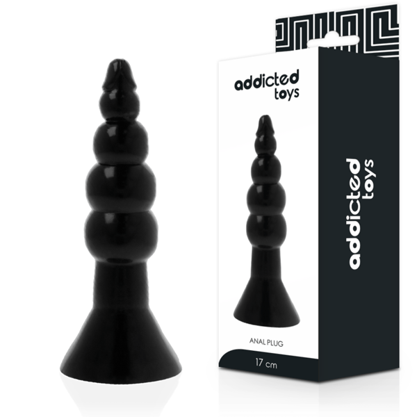 ADDICTED TOYS - ANALPLUG 17CM SCHWARZ