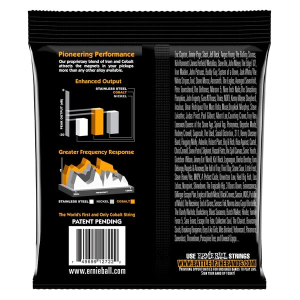 Ernie Ball 2722 Cobalt Hybrid Slinky 9-46