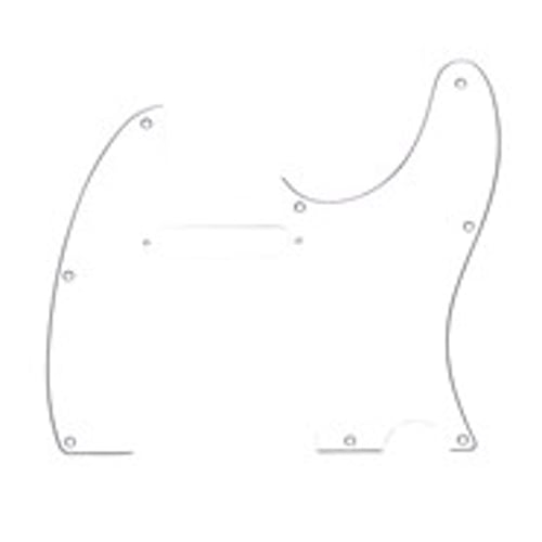 FENDER Battipenna, Telecaster®, montaggio a 8 fori, bianco, 3 strati