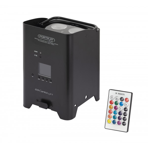 PAR A BATTERIA CENTOLIGHT PORTRAIT Q-AIr 4X12W RGBW. Modello PORTRAIT Q-AIR