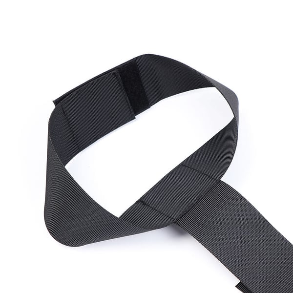 COLLIER OHMAMA FETISH ENYLON AVEC RETENUES DE POIGNET ARRIÈRE