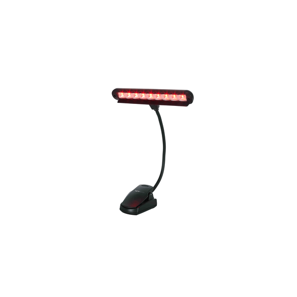 Gator Frameworks GFWMUSLEDR - Lampada LED rossa per leggii musicali