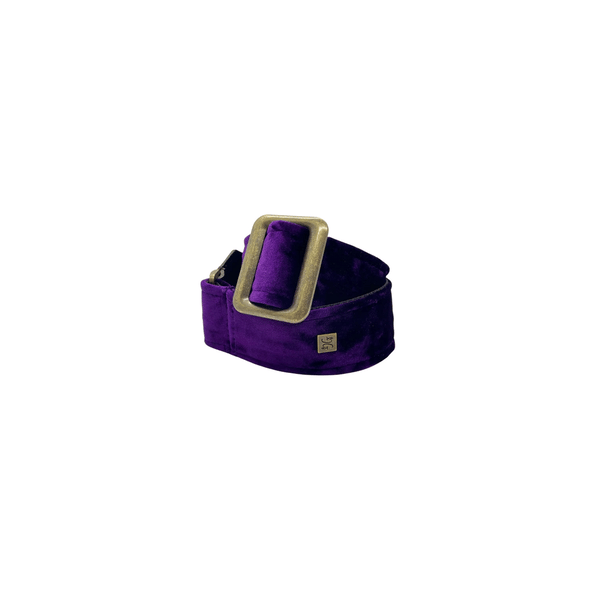 Get'm Get'm Velvet Cuscino Viola Schiacciato