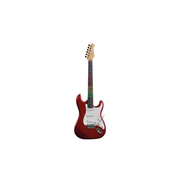 Eko Guitars S-300 Chrome Red Visual Note