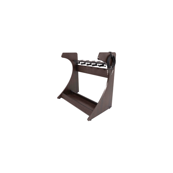 Gator Frameworks GFW-ELITEGTR5RK-BRN Rack per chitarre 5-7 posti in finitura noce scuro&lt;br&gt;