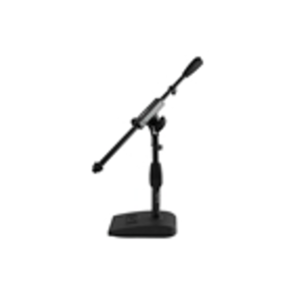 Gator Frameworks GFW-MIC-0821 Supporto microfonico per grancassa e amplificatore con braccio da 40,6 cm e base compatta<br>