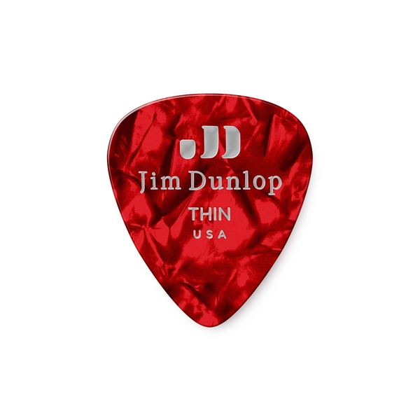 Dunlop 483P#09 Red Perloid - Thin