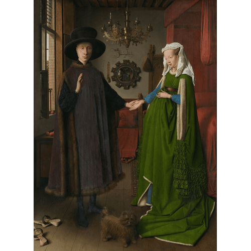 Jan van Eyck Il Ritratto di Giovanni Arnolfini e sua moglie (Il Matrimonio Arnolfini)