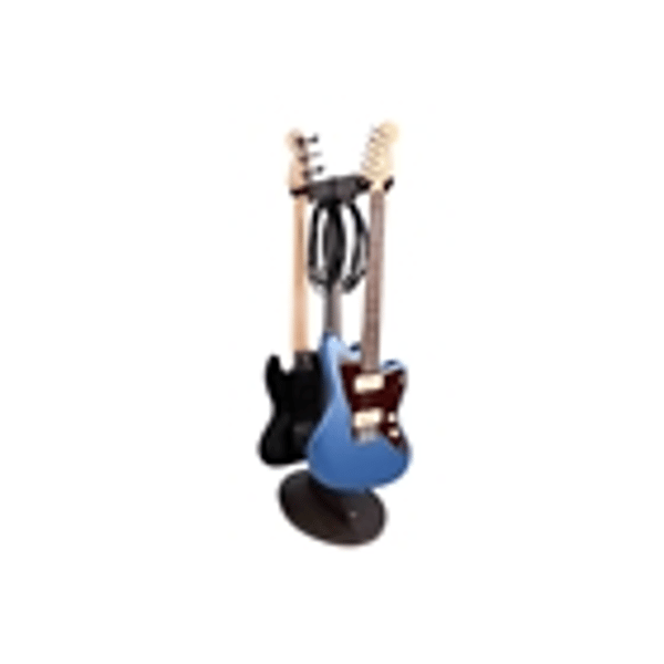 Gator Frameworks GFW-ELITEGTRHNGSTD-2X-BRN Stand appendi-chitarra doppio in finitura noce scuro<br>