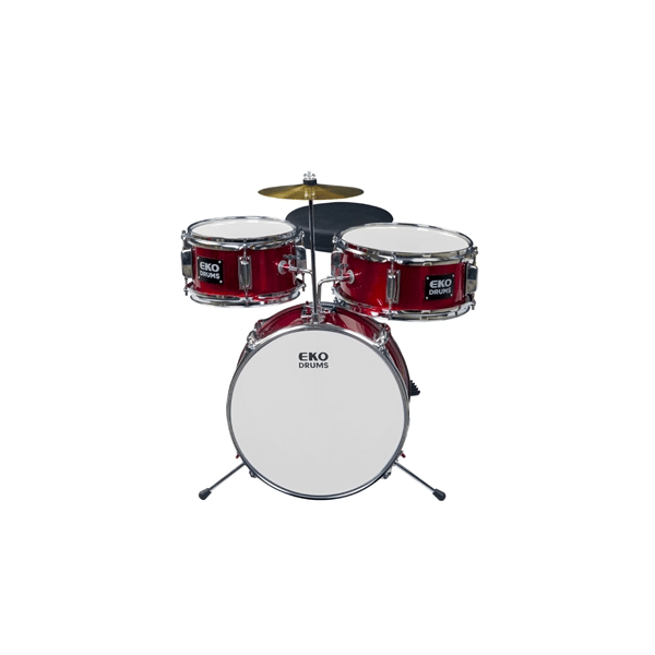 Eko Drums ED-100 Drum kit Metallic Red - 3 pezzi